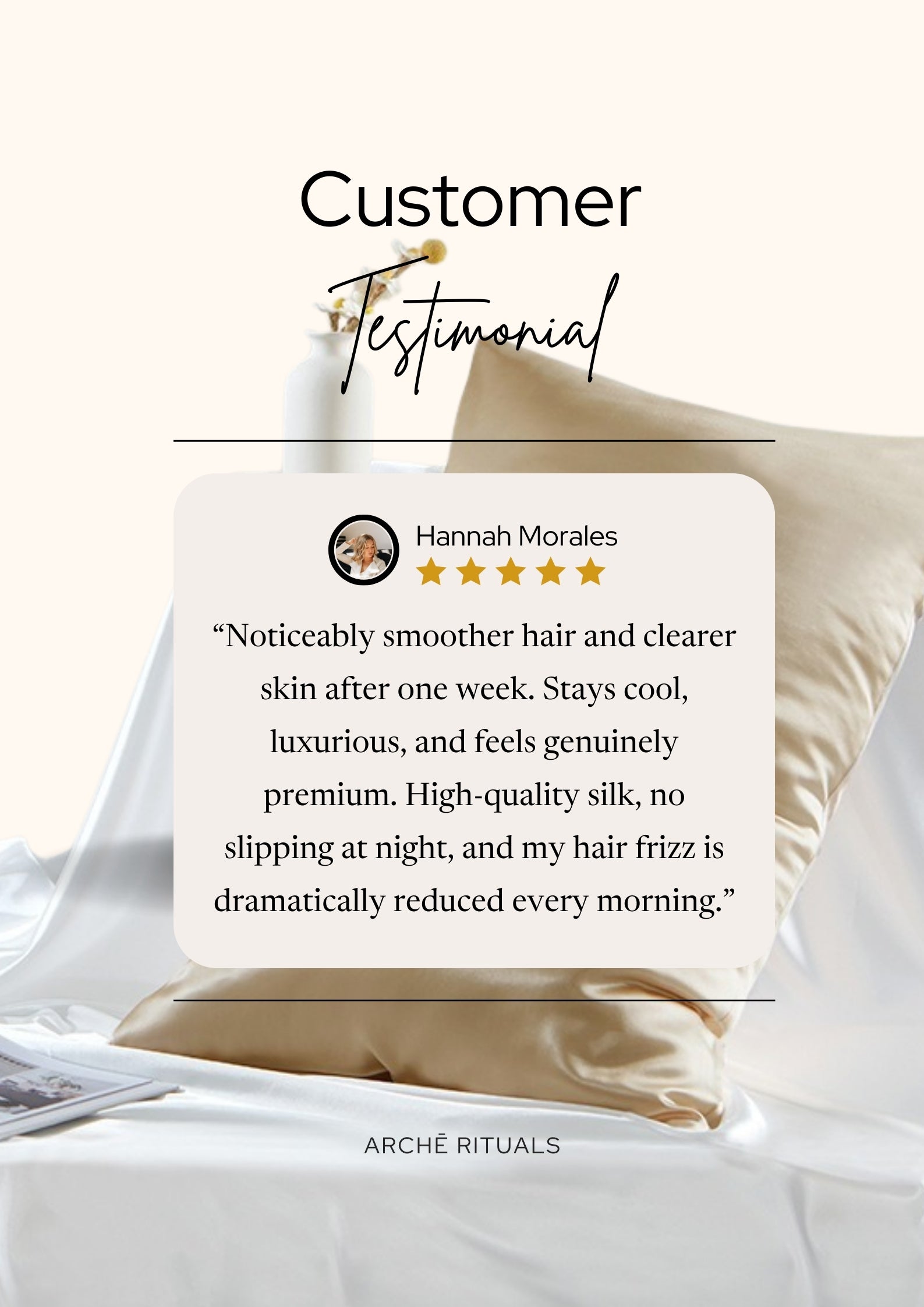 Mulberry Silk Pillowcase • Skin Protection