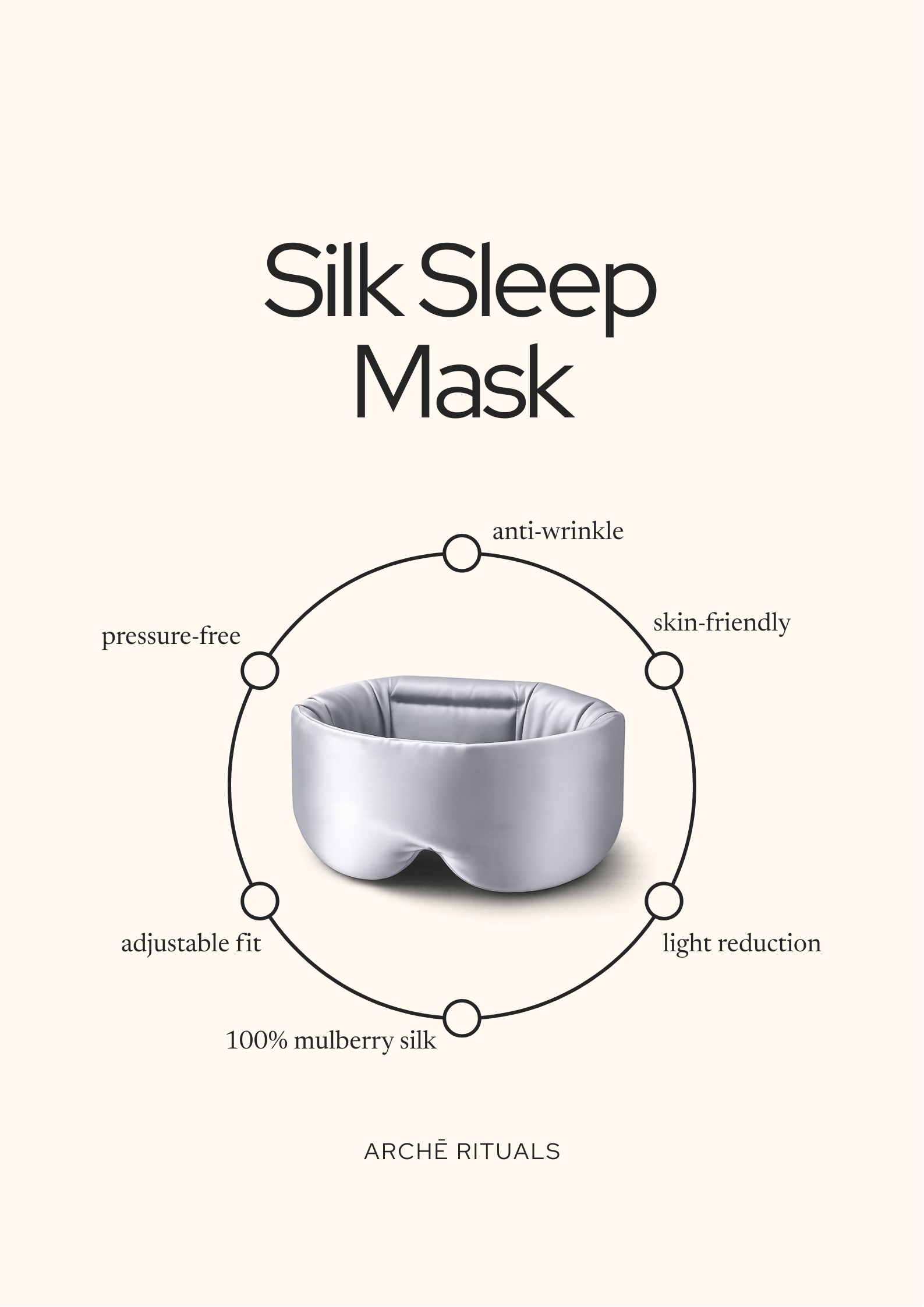 Silk Sleep Mask • Pressure Free