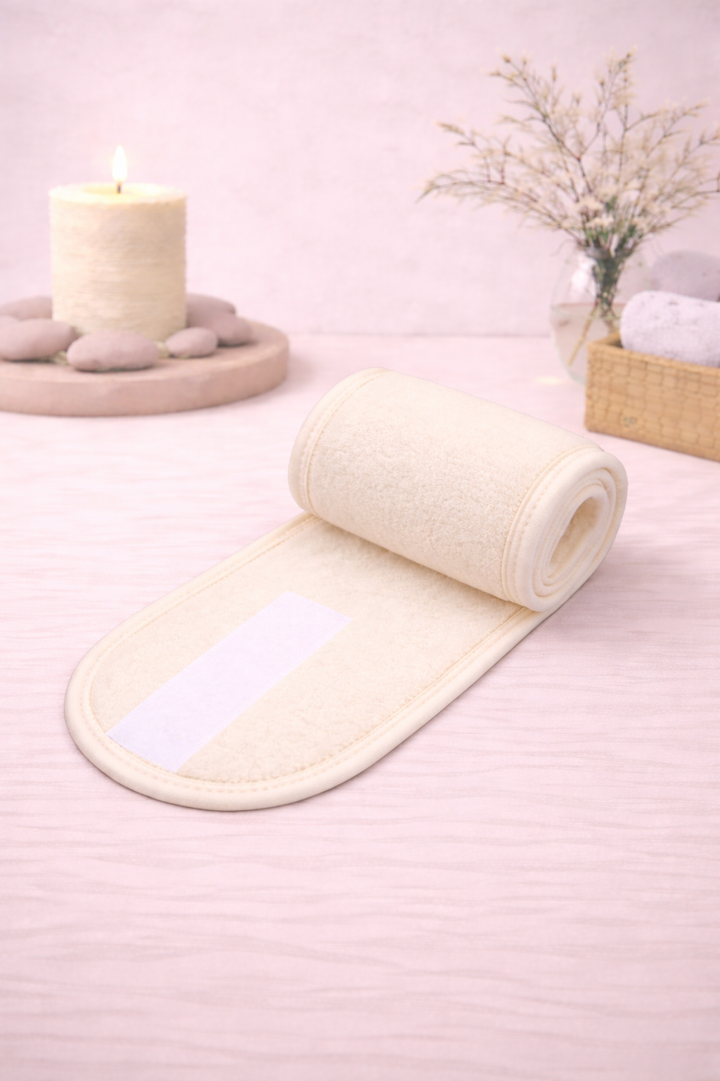 Adjustable Skincare Headband • Gentle Face Washing
