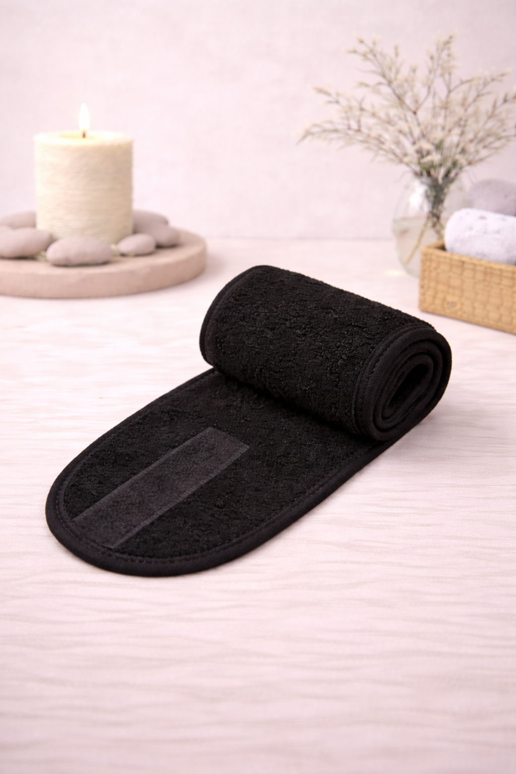 Adjustable Skincare Headband • Gentle Face Washing