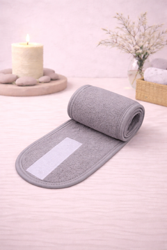 Adjustable Skincare Headband • Gentle Face Washing