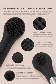 Facial Cleansing Electric Brush • Skin Clearing