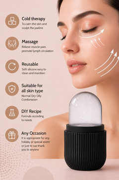 Facial Ice Roller • Cooling Therapy