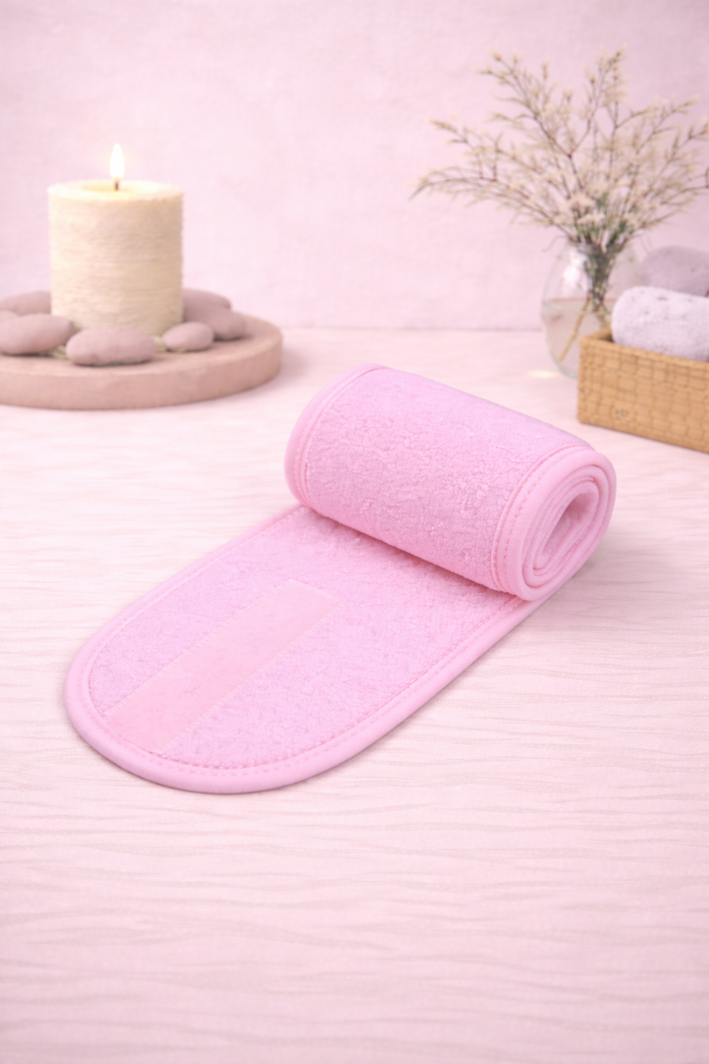 Adjustable Skincare Headband • Gentle Face Washing