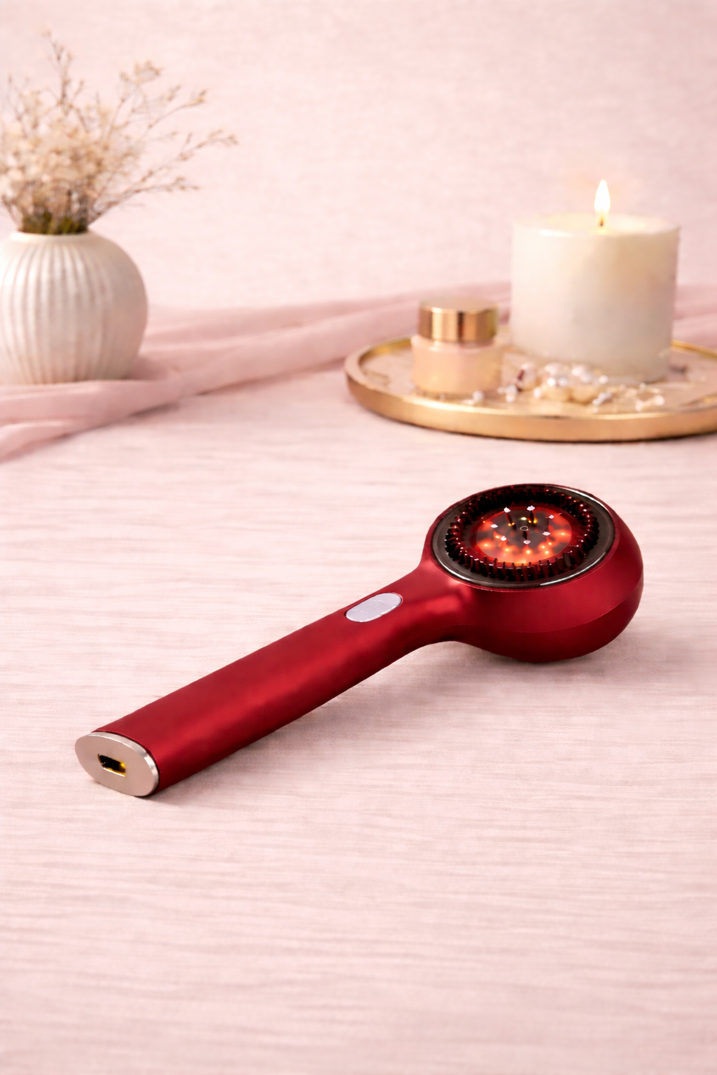 Hair Growth Electric Brush • Red Light Massage Therapy