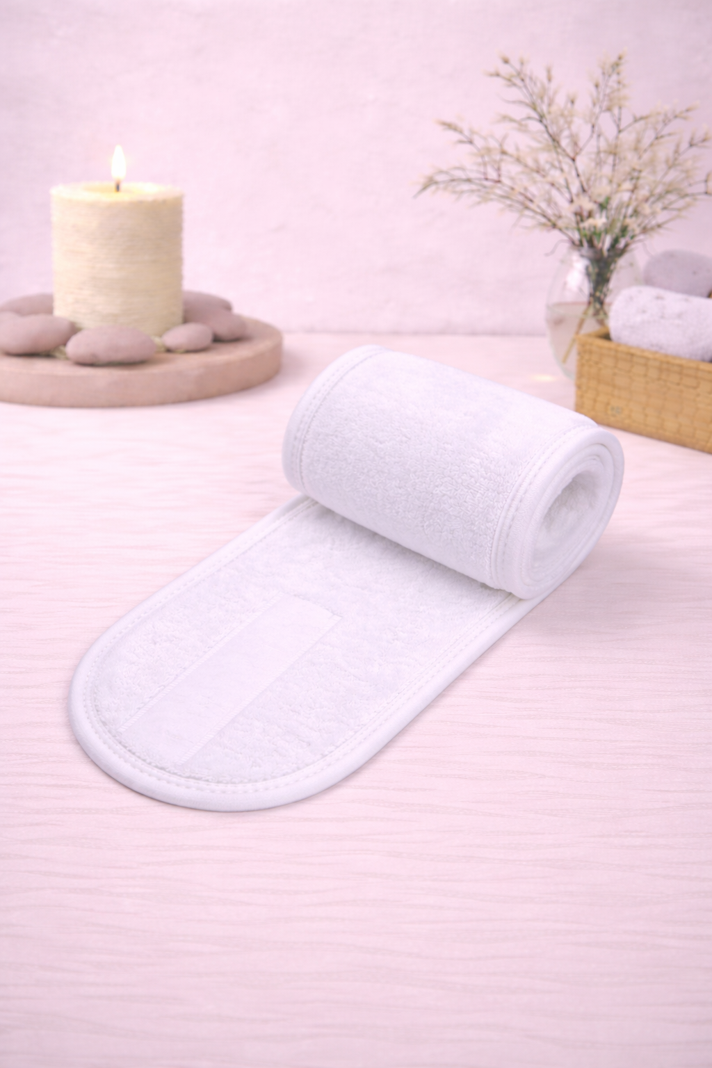 Adjustable Skincare Headband • Gentle Face Washing